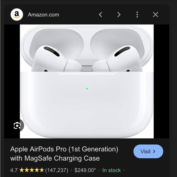 AirPods Pro (1st Generation) with Wireless Charging Case and Charging Cord - Picture 5 of 16